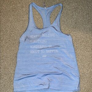 Lorna Jane Blue Racerback Tank Top XS